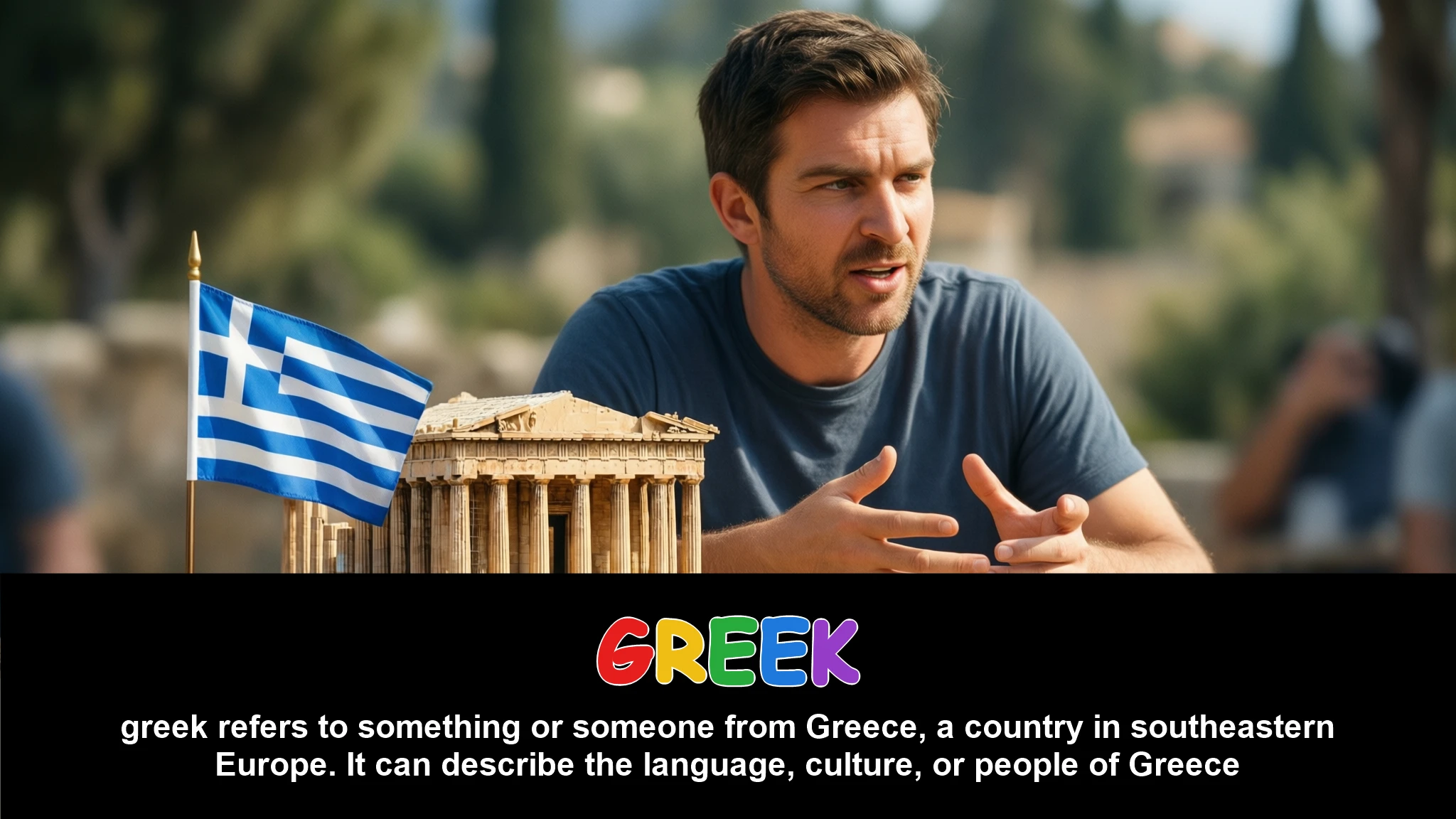 English Illustration for Greek